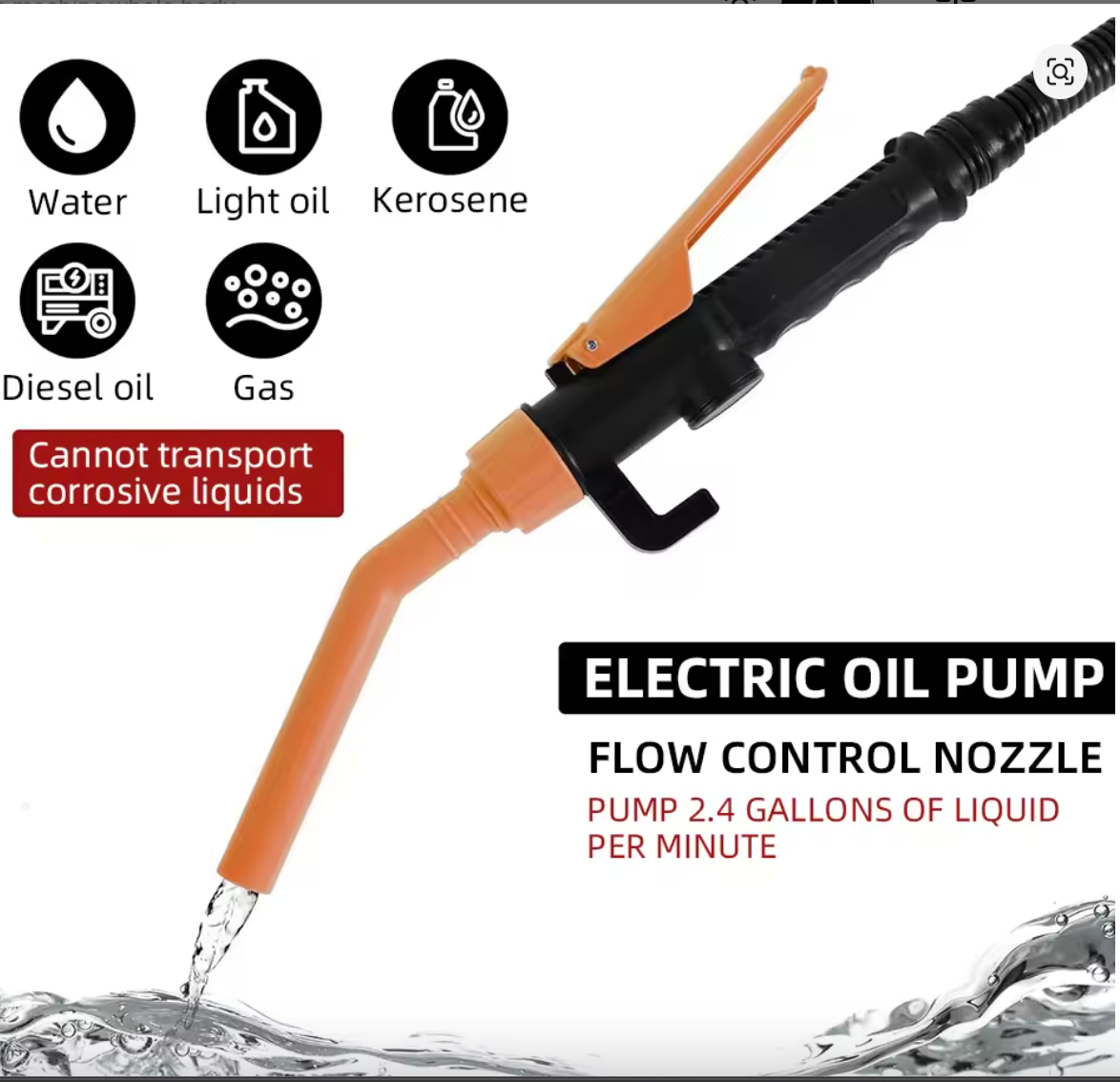 Tranquil Beauty™ Battery-Powered Fuel Transfer Pump