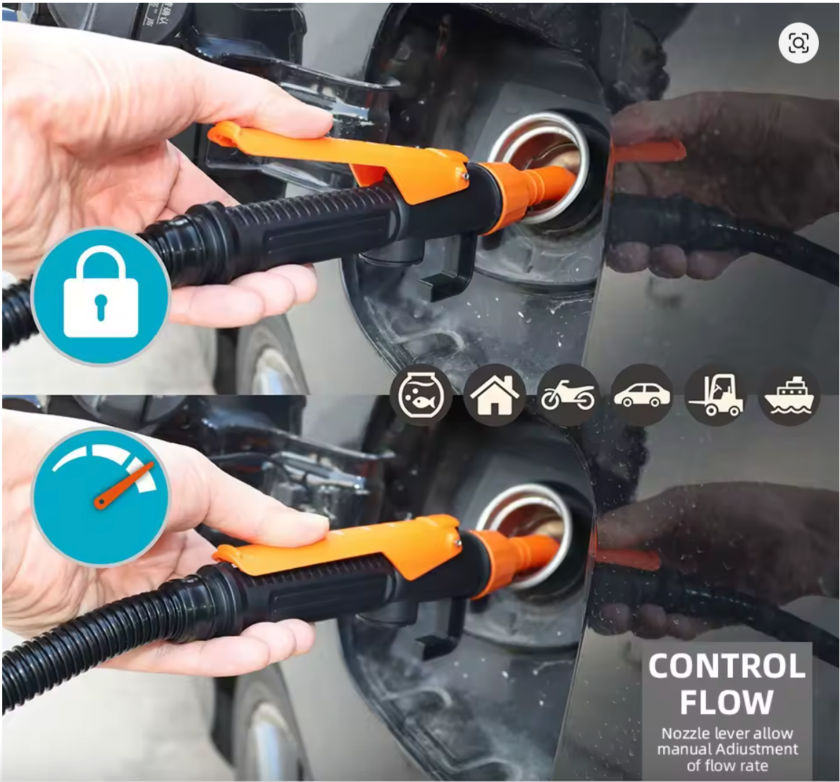 Tranquil Beauty™ Battery-Powered Fuel Transfer Pump