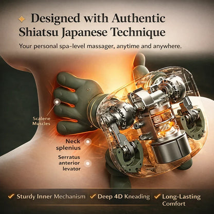 Tranquil Beauty™ Portable Electric Neck & Shoulder Massager